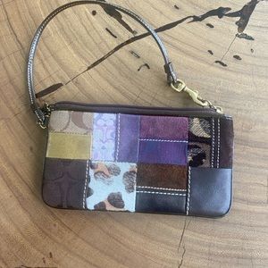 Coach Multi-Color and Fabric Wristlet